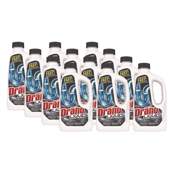 Drano 32 oz. Safety Cap Bottle Liquid Drain Cleaner (12/Carton)