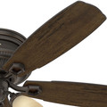 Ceiling Fans | Hunter 53356 52 in. Traditional Ambrose Bengal Ceiling Fan with Light (Onyx) image number 9