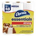 Cleaning & Janitorial Supplies | Charmin 80370672 Essentials Strong 1-Ply Septic Safe Bathroom Tissue - White (4/Carton) image number 0