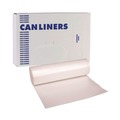 Cleaning & Janitorial Supplies | Boardwalk V6638HNKR01 33 Gallon 14 mic 33 in. x 38 in. Perforated Roll High-Density Can Liners - Natural (25 Bags/Roll, 10 Rolls/Carton) image number 3
