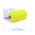 Office Jansan | Boardwalk BWK501WH 5 in. Headband Cotton/Synthetic Super Loop Wet Mop Head - Small, White (12/Carton) image number 5