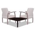 Office Desks & Workstations | Alera ALERL7628M 27-1/2 in. x 27-1/2 in. 700 Series Gang Table Reception Lounge Corner - Mahogany image number 1