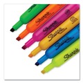 Highlighters | Sharpie 2157492 Chisel Tip Tank Style Highlighters - Assorted Ink Colors/Assorted Barrel Colors (12/Pack) image number 3