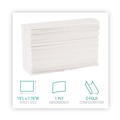 Paper Towels and Napkins | Windsoft 101C 10.2 in. x 13.25 in. 1-Ply C-Fold Paper Towels - White (12 Packs/Carton) image number 3