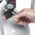 Portable Air Compressors | Quipall 8-2 2 HP 8 Gallon Oil Free Hotdog Air Compressor image number 4