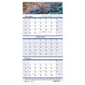 Bulk Savings Pricing 3 | House of Doolittle 3638 14-Month: Dec 2025 to Jan 2027 12.25 in. x 26 in. Scenic Landscape Photography Earthscapes Recycled 3-Month Vertical Wall Calendar image number 1