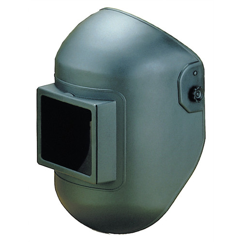 Office Jansan | Firepower 1441-0038 Fixed Front 4-1/2 in. X 5-1/4 in. Economy Helmet - Black image number 0