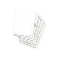  | Avery 01390 11 in. x 8.5 in. Legal Exhibit Letter T Side Tab Index Dividers - White (25-Piece/Pack) image number 1