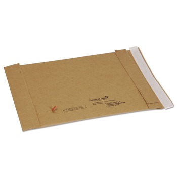 Sealed Air Jiffy #0 Paper Padding Self-Adhesive Closure 6 in. x 10 in. Padded Mailer - Natural Kraft (250/Carton)