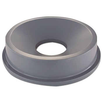 Rubbermaid Commercial BRUTE 22-3/8 in. Round Funnel Top Receptacle - Gray