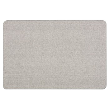 Quartet 36 in. x 24 in. Oval Office Fabric Bulletin Board - Gray