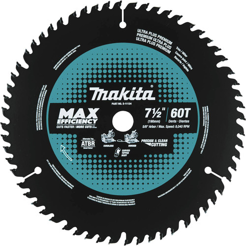 Miter Saws | Makita E-11134 7-1/2 in. 60 Tooth Carbide-Tipped Max Efficiency Miter Saw Blade image number 0
