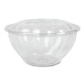 Office Jansan | Eco-Products EP-SB32 32 oz. Renewable and Compostable Salad Bowls with Lids (150/Carton) image number 1