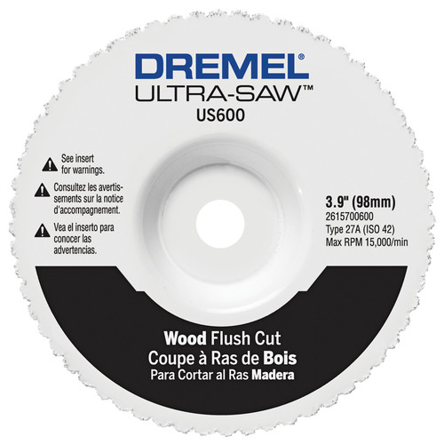 Circular Saw Accessories | Dremel US600-01 4 in. Wood Flush Cut Wheel image number 0