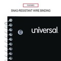 Office Jansan | Universal UNV66634 10.5 in. x 8 in. 1-Subject Quadrille Rule Wirebound Notebook - Assorted Cover Colors (4/Pack) image number 8