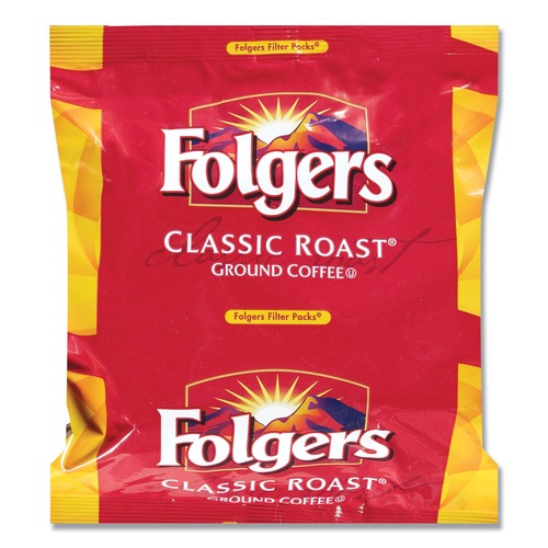 Mothers Day Sale! Save an Extra 10% off your order | Folgers 2550052320 1.05 oz. Regular Coffee Filter Packs (40/Carton) image number 0