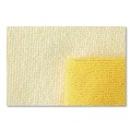 Office Jansan | Rubbermaid Commercial 1820580 12 in. x 12 in. Microfiber Cleaning Cloths - Yellow (24/Pack) image number 3