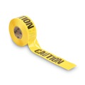  | Tatco 10700 3 in. x 1000 ft. Caution Barricade Safety Tape - Black/Yellow image number 3