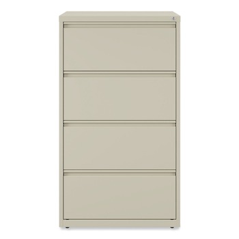 Alera 30 in. x 18.63 in. x 52.5 in. Legal/Letter-Size 4-Drawer Lateral File - Putty