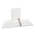 Office Jansan | Avery 09401 11 in. x 8.5 in. Sheet Size 1.5 in. Capacity 3 Rings Durable View Binder with DuraHinge and EZD Rings - White image number 2