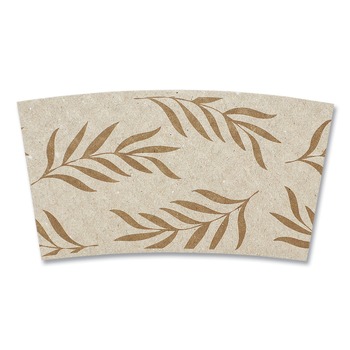 World Centric Hot Cup Sleeves Fits 8 oz. Cups - Natural (1000/Carton)