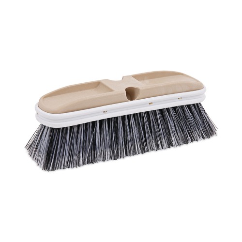Car Wash Brushes | Boardwalk BWK8410 2-1/2 in. Polystyrene Bristle 10 in. Vehicle Brush with Vinyl Bumper image number 0