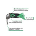 Nibblers | Metabo HPT CN18DSLQ4M 18V Lithium Ion Cordless Nibbler (Tool Only) image number 3