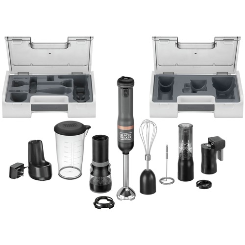 Kitchen Appliances | Black & Decker BCKM1016KS01 Kitchen Wand Variable Speed Lithium-Ion 6-in-1 Cordless Grey Kitchen Multi-Tool Kit image number 0