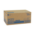 Cleaning & Janitorial Supplies | Georgia Pacific Professional 24590 Pacific Blue Basic Recycled Multifold 9.4 in. x 9.2 in. Paper Towels - White (250-Pc/PK, 16 PK/CT) image number 6