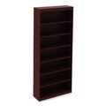 Office & Office Supplies | Alera ALEVA78436MY 35.63 in. x 11.81 in. x 83.86 in. Valencia Series 7-Shelf Square Corner Bookcase - Mahogany image number 1