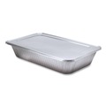 Food Service | Handi-Foil 2050-45-50FC 12.88 in. x 20.81 in. x 0.62 in. Steam Table Pan Lids with Full Curl Edge (50/Carton) image number 0