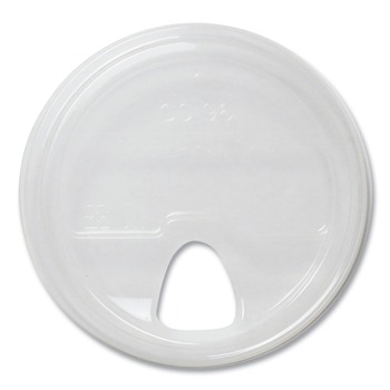 World Centric Plastic PLA Clear Cold Cup Lids Fits 9 oz to 24 oz Cold Cups - Clear (1000/Carton)