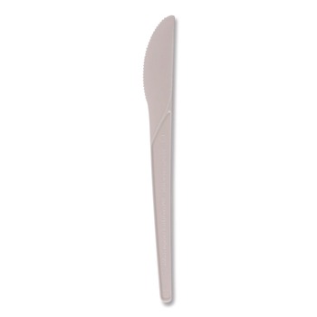 Eco-Products EP-S011-W Plantware 6 in. Knife Compostable Cutlery - White (1000/Carton)