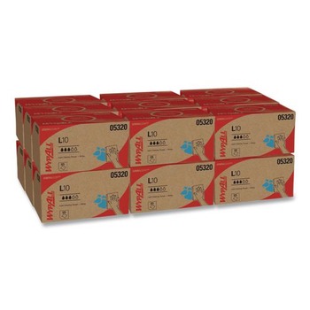 WypAll 1-Ply 9 in. x 10.5 in. L10 Towels with POP-UP Box - White (125/Box, 18 Boxes/Carton)