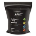Cleaning Cloths | Gritt Commercial GRI5RW4 Surface Care Wipes, 1-Ply, 6 x 8, Fresh, White, 800/Pack, 4 Packs/Carton image number 1