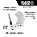 Specialty Accessories | Klein Tools 56250 1 - 48 Wire Marker Book image number 1