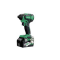 Impact Drivers | Metabo HPT WH18DBFL2TM 18V Brushless Lithium-Ion 1/4 in. Cordless Impact Driver Kit (3 Ah/5 Ah) image number 1