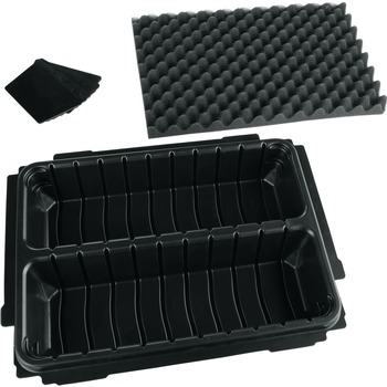 TOOL STORAGE | Makita P-83680 2 Row Insert Tray with 6 Dividers and Foam Lid for MAKPAC Interlocking Case