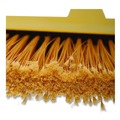 Brooms | Boardwalk BWK932ACT Plastic Bristle Angler Brooms with 53 in. Wood Handle - Yellow (12/Carton) image number 3