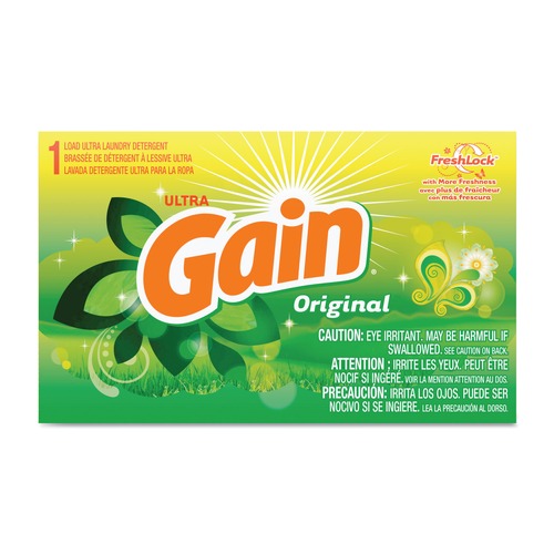 Cleaning & Janitorial Supplies | Gain 49338 1.8 oz. Box Powder Laundry Detergent - Original Scent (156/Carton) image number 0