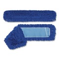 Mops | Gritt Commercial GRI18248 48 in. x 5 in. Microfiber Looped Dust Mop Pad Head - Blue image number 8