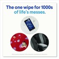 Cleaning Cloths | Clorox 31404 8 in. x 7 in. 1-Ply Easy Pull Pack Disinfecting Wipes - Lemon Scent White (6 Boxes/Carton) image number 6