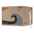 Just Launched | Boardwalk BWKKNIFEIW Mediumweight Wrapped Polypropylene Knives - White (1000/Carton) image number 3