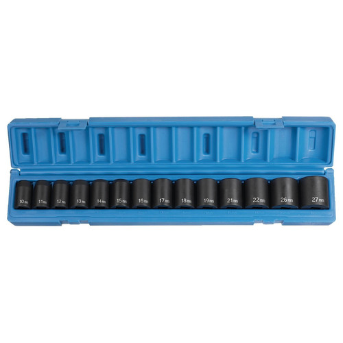 Socket Sets | Grey Pneumatic 1412M 14-Piece 1/2 in. Drive 6-Point Metric Standard Socket Set image number 0