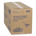 Office Jansan | Pactiv Corp. Y11334 3.25 in. x 6.5 in. x 3 in. Plastic Hinged Lid Sandwich Container - Clear (85/Pack, 3 Packs/Carton) image number 4