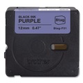 Labels | Brother P-Touch BTAGF31 0.47 in. x 13.1 ft. Genuine P-Touch BTAG Label Tapes - Black on Purple image number 3