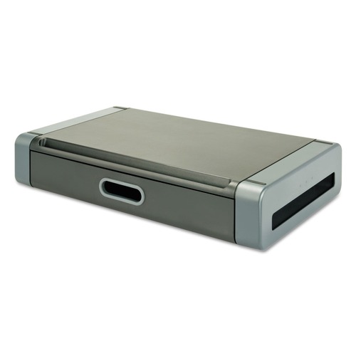 Office Carts & Stands | Kantek MS760 Monitor Riser, 19-in X 11-in X 4-in, Black/gray, Supports 20 Lbs image number 0