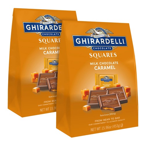 Snacks | Green Rabbit 810128791915 15.96 oz Milk Chocolate and Caramel Chocolate Squares (2/Carton) image number 0