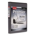 Office Jansan | Cardinal 10301 11 in. x 8.5 in. ClearVue 3-Ring 1 in. Capacity Easy Open Slant-D Ring Binder - Black image number 0
