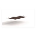 Office Desks & Workstations | Alera ALESV9648MY 96 in. x 48 in. x 1.5 in. Seville Rectangular Conference Table Top - Mahogany image number 1